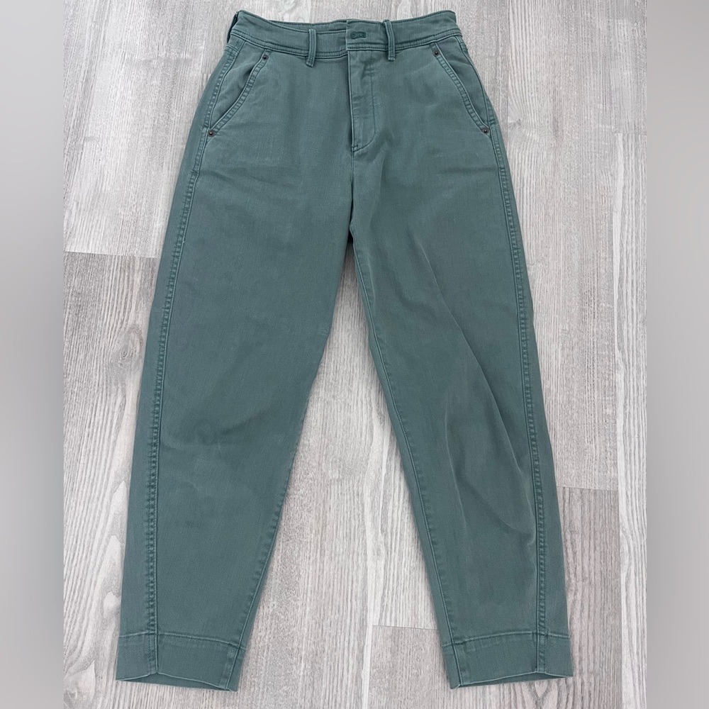 Barrel Khaki High Rise Pants